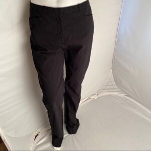 Express Y2K bootcut black stretch pants 7/8 long